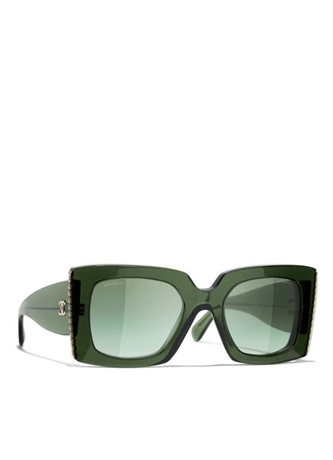 chanel heren zonnebril groen glas|Brillen .